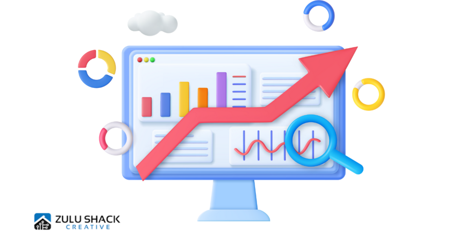 A cartoon display of an SEO audit.